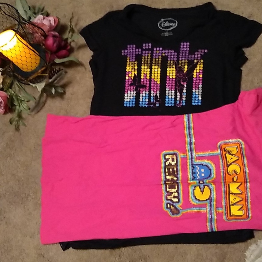 Disney Night shirt and Pac man nightshirt